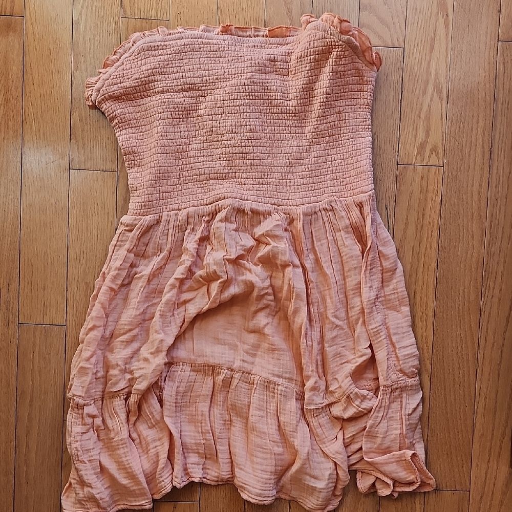 Anthropologie Casual Dress in Peach with Soft Fabric